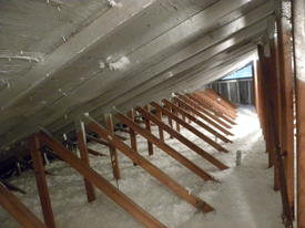 Spray Radiant Barrier & New Insulation