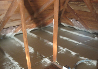 Closed Cell Attic Floor Flash