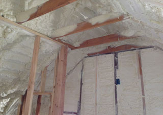 Closed Cell Attic Floor Flashing