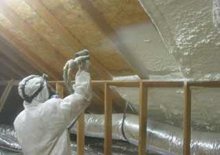 Closed Cell Attic Floor Flashing