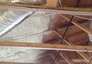 Closed Cell Attic Floor Flashing