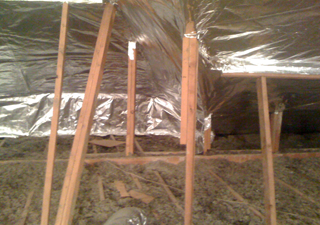 foil reflective radiant barrier