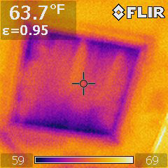 Scuttle hole leaking attic air
