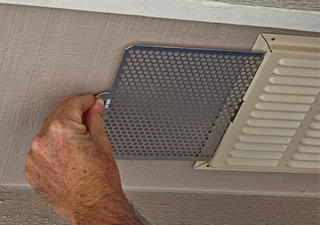 Soffit attic ventilation